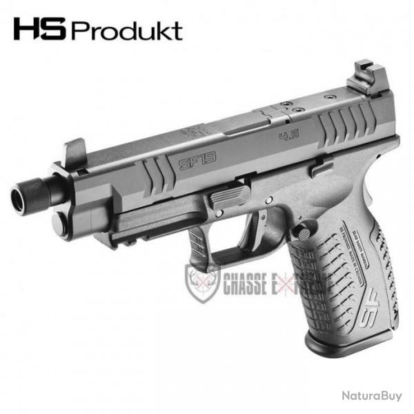 Pistolet HS PRODUKT SF19 Noir/Inox 4.5" TB RDR Cal 9X19
