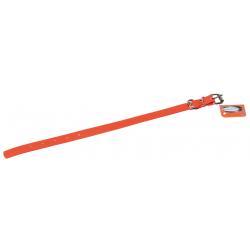 Collier Pour Chien En Biothane Mat Orange Chien Moyen - 55 cm x 25 mm