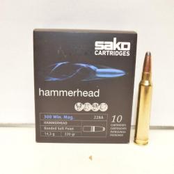 1 boite de Balles calibre 300 WM Sako  Hammerhead 220GR