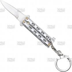 Mini papillon argent