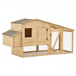 Poulailler 178 x 67 x 92 cm bois de pin massif 02_0001679
