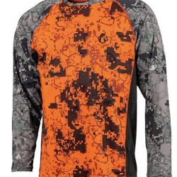 Somlys T-Shirt ML Stretch Digital Orange 058
