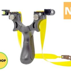 Lance Pierre Fronde Professionnel Avec Laser Chasse 100 billes offerte !!