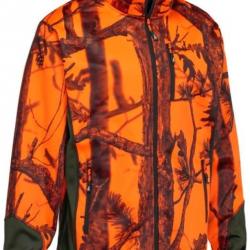 Gilet zippé GhostCamo orange B B PERCUSSION