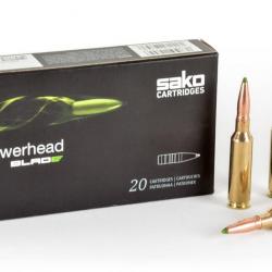 Munitions SAKO calibre 270 Win Powerhead Blade 120gr - 7.8g x20