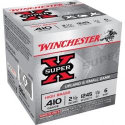Munitions Winchester Super X High Brass Cal.410 19.5g plomb par 50