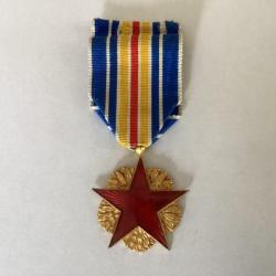 Médaille des blessés militaire - modèle Arthus Bertrand - époque 4ème république (guerre indochine)