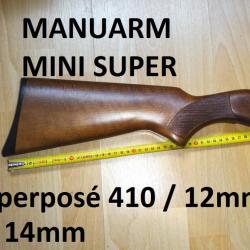 crosse NEUVE carabine MANUARM MINI SUPER SUPERPOSE 410 12mm 14mm - VENDU PAR JEPERCUTE (s4090)