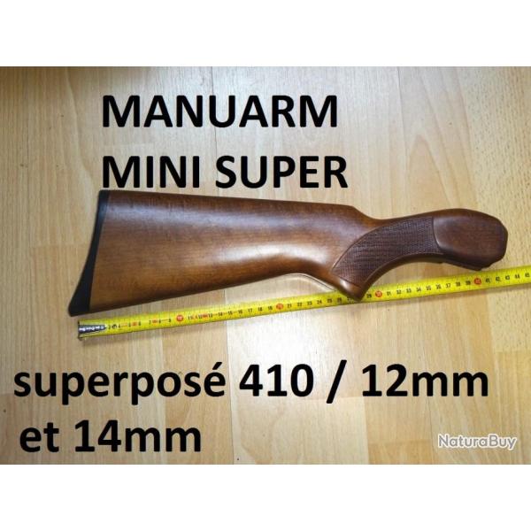 crosse NEUVE carabine MANUARM MINI SUPER SUPERPOSE 410 12mm 14mm - VENDU PAR JEPERCUTE (s4090)