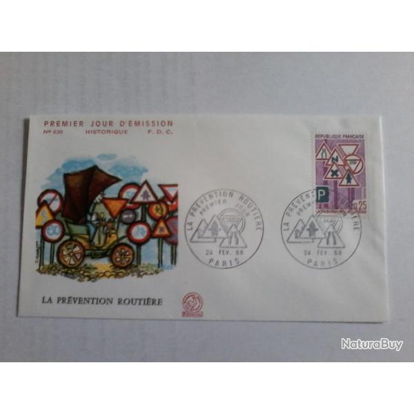 enveloppe 1 jour mission histoirique  FDC N 630 1968.