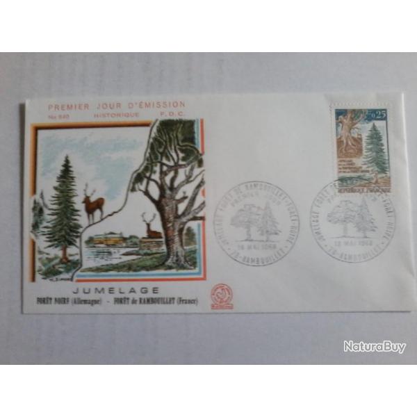 enveloppe 1 jour mission histoirique  FDC N 640 1968.