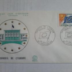 enveloppe 1° jour émission histoirique  FDC N° 747 1971