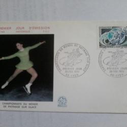 enveloppe 1° jour émission histoirique  FDC N° 749 1971