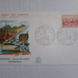 enveloppe 1° jour émission histoirique  FDC N° 761 1971