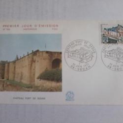 enveloppe 1° jour émission histoirique  FDC N° 765 1971