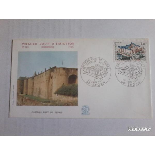 enveloppe 1 jour mission histoirique  FDC N 765 1971