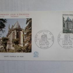 enveloppe 1° jour émission histoirique  FDC N° 767 1971