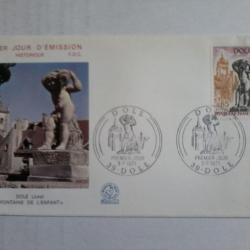 enveloppe 1° jour émission histoirique  FDC N° 768 1971