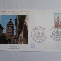 enveloppe 1° jour émission histoirique  FDC N° 769 1971
