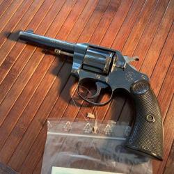 SUPERBE COLT NEW POLICE BLEU GROSSE CARCASSE VP CALIBRE 32 S&W LONG