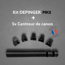 Kit DEPINGER MKII + X5 centreur de canon pour Benjamin bulldog .357