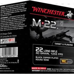 Cartouches M22 cal. 22 LR