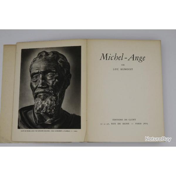 Michel-Ange Benoist Luc  Edit par Editions de Cluny 1941