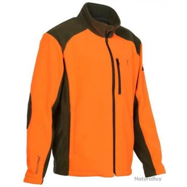 Blouson polaire orange brod PERCUSSION