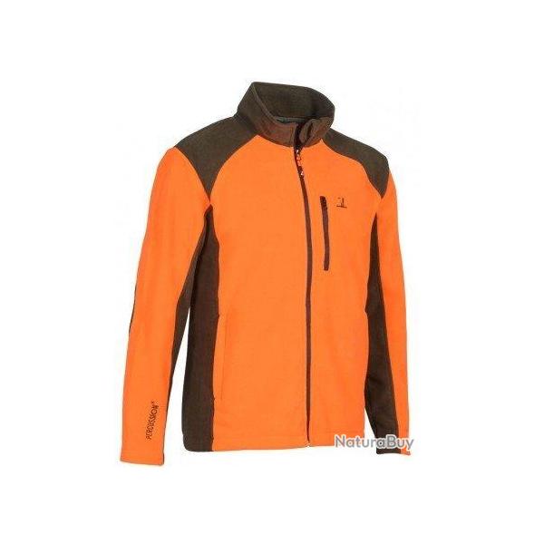 Blouson polaire orange brod PERCUSSION