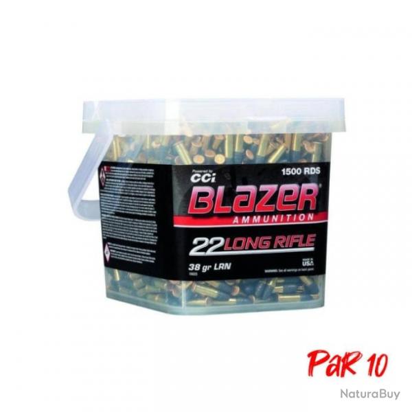 Balles CCI Blazer Plomb Round nose - 22LR / 1500 / Par 10