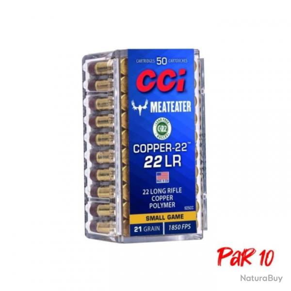 Balles CCI Copper HP - Cal. 22LR - Par 10 / 22LR / 21