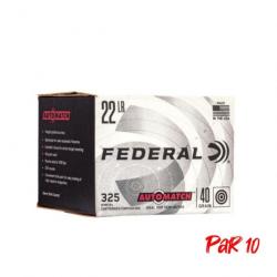 Balles Federal Automatch - Cal. 22 LR - 22LR / Par 10 / 40