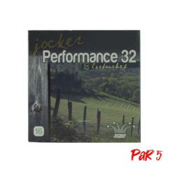 Boîte de 25 Cartouches Performance 32 BJ Cal. 16 67 16 Par 5