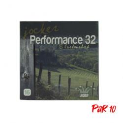 Boîte de 25 Cartouches Performance 32 BJ Cal. 16 67 16 Par 10