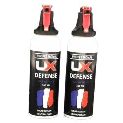 UX PRO / UMAREX - Lot de 2 Bombes Spray GAZ ACTIF CS 100 ml de défense UMAREX