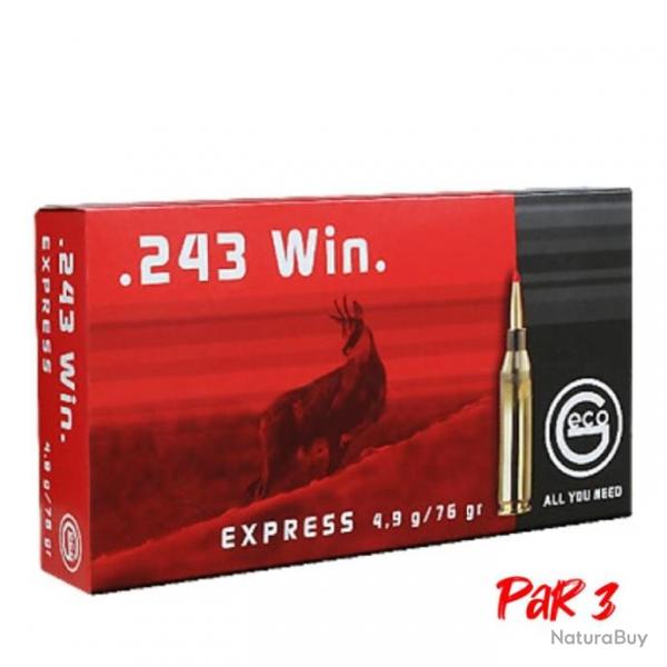Balles Geco Express - Cal. 243 Win. 243 win / Par 1 - 243 win / Par 3