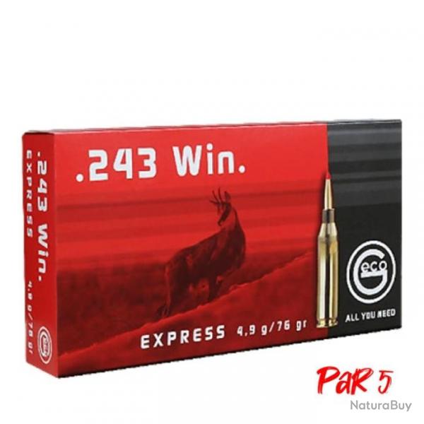 Balles Geco Express - Cal. 243 Win. 243 win / Par 1 - 243 win / Par 5
