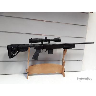 MARIUS 8125 CARABINE LINEAIRE ISSC SPA TACTICAL CAL22LR CAN51CM + LUNETTE 3-9×40 NEUF