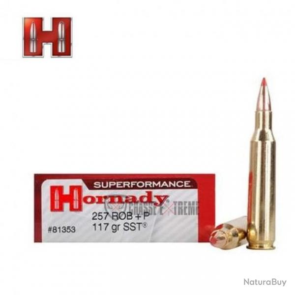 20 Munitions HORNADY Superformance 257 Roberts 117 Gr Sst