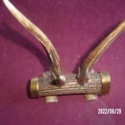 porte crayon bois de chevreuil et cerf