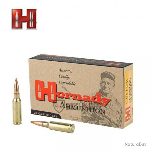 20 Munitions HORNADY Custom 6.8mm Spc 120 Gr Sst