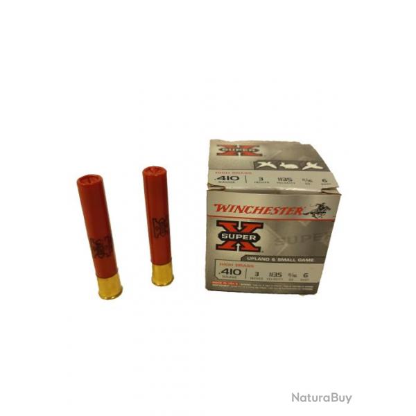 Munitions WINCHESTER calibre 410 boite de 25