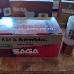 Balle SAGA Rubin Sabot Brenneke 12/70 28gr