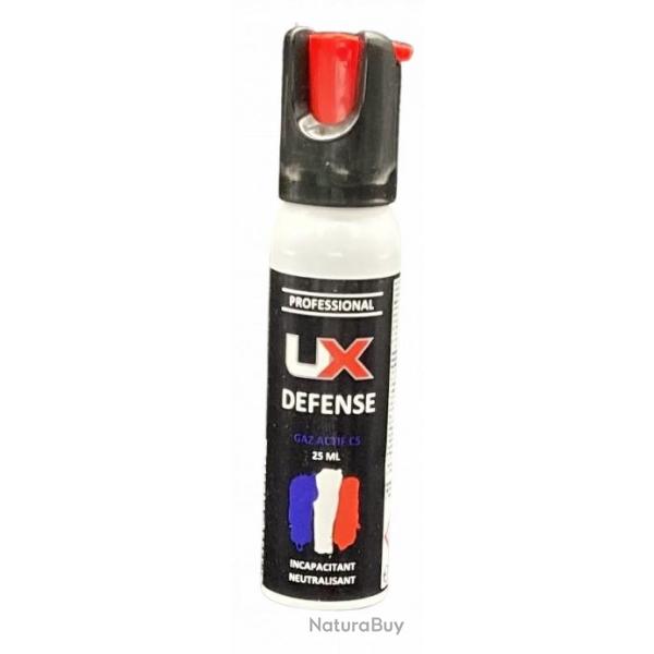 UX PRO / UMAREX - Bombe Spray GAZ ACTIF CS 25 ml de dfense.