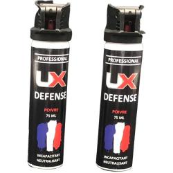 2X Bombe de défense Umarex Defense Gel Poivre 75 ml