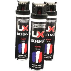 3X Bombe de défense Umarex Defense Gel Poivre 75 ml