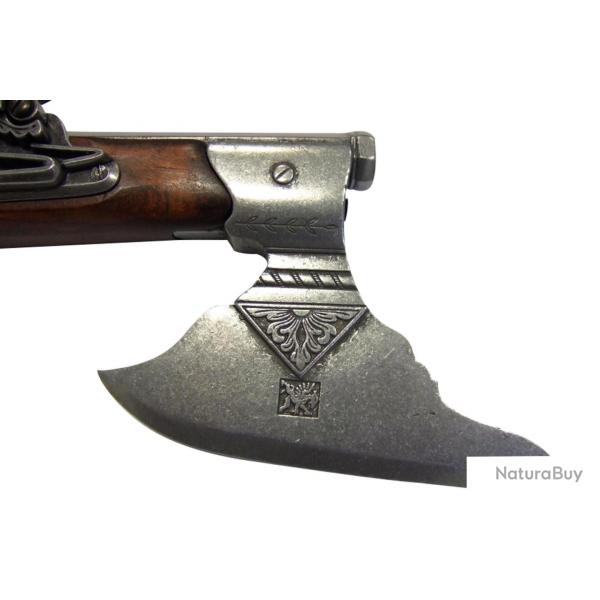 Rplique dcorative Denix de pistolet hache du XVIIme sicle