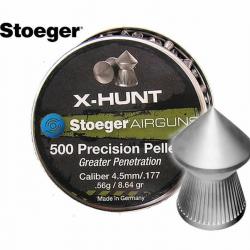 500 PLOMBS 4,5 STOEGER X-HUNT 56g/8,64gr