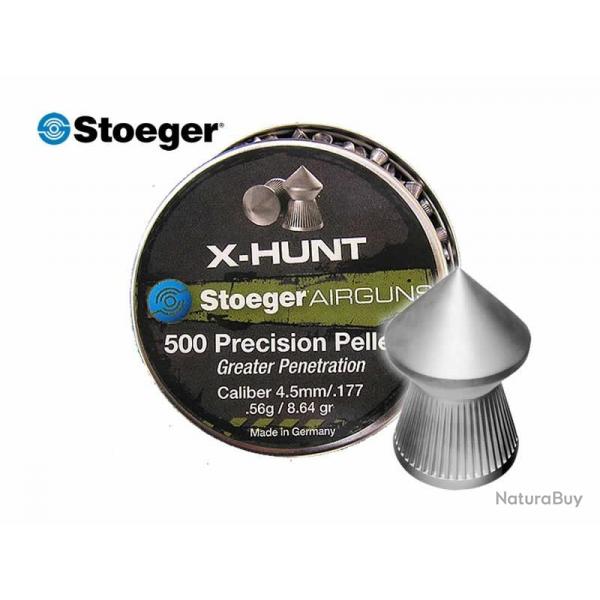 500 PLOMBS 4,5 STOEGER X-HUNT 56g/8,64gr