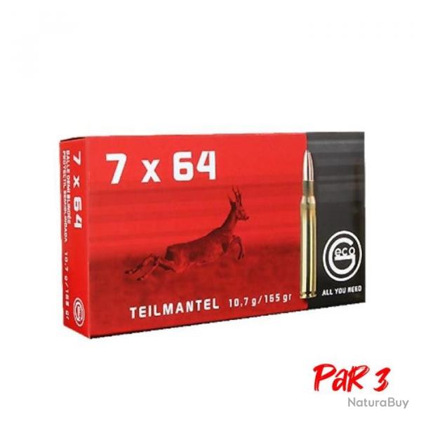 Balles Geco TM Demi-blinde - Cal. 7x64 7x64 / Par 1 - 7x64 / Par 3